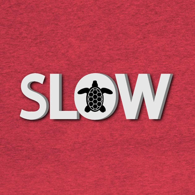 Slow being slow typographic logo design by It'sMyTime